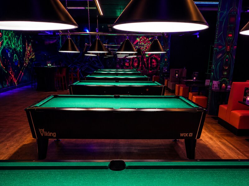 Billardtische in der Wollhouse Action Zone Heilbronn Billardtische in der Wollhouse Action Zone Heilbronn